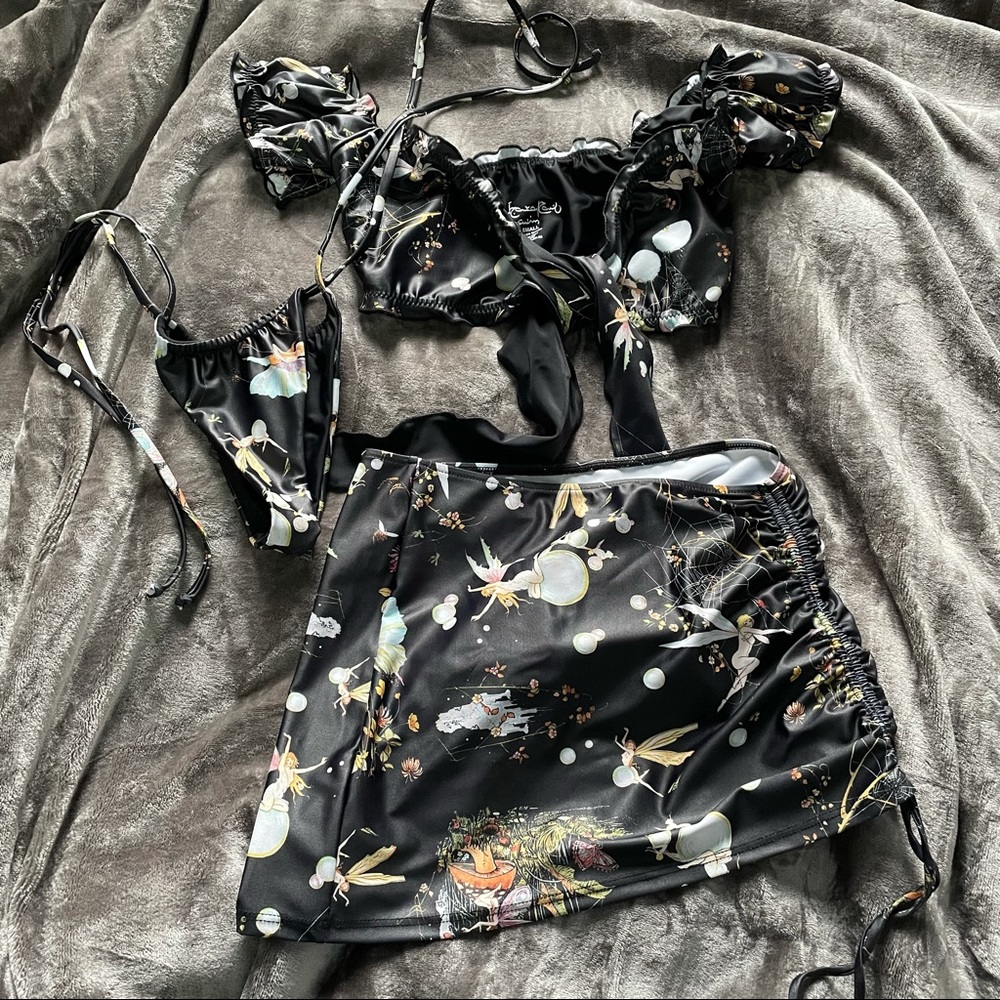 Sahara ray swim XS MIDNIGHT FROLIC bikini SET